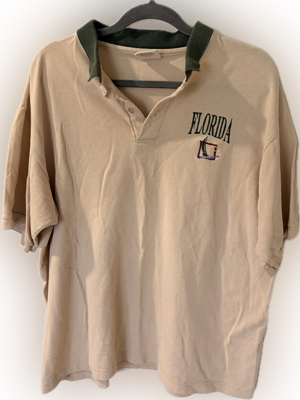 🌴⛵️ Vintage Men’s Florida Embroidered Polo ⛵️🌴